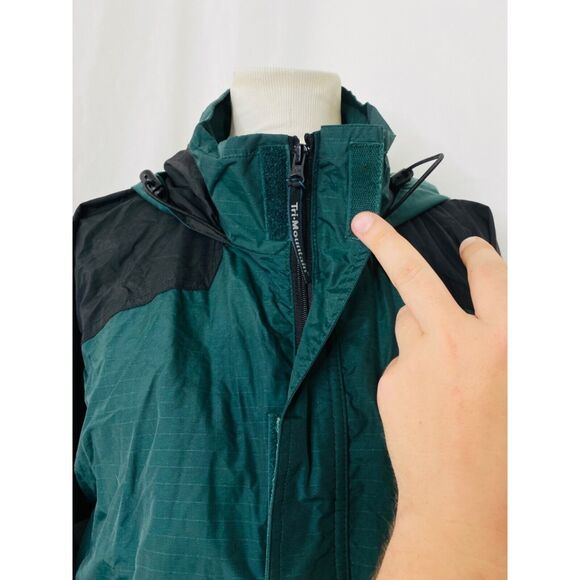 Tri-Mountain Frigidaire Kennedy-Hahn Men's Jacket Full Zip Hooded Green Size XL - Picture 4 of 13